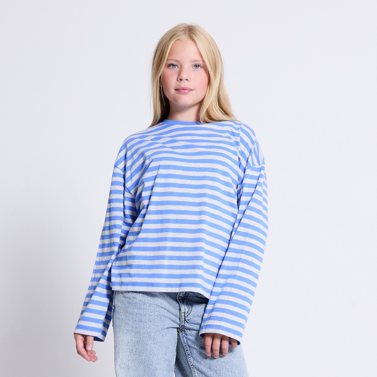 Striped longsleeve tee "Ammie star"